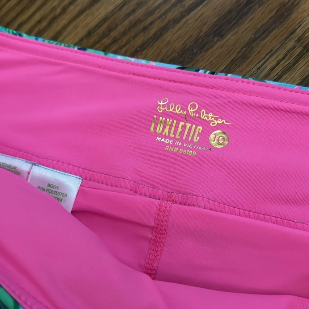 Lilly Pulitzer luxletic UPF 50+ Monica skort n Blue Horizon par fection golf 10 - Picture 7 of 10